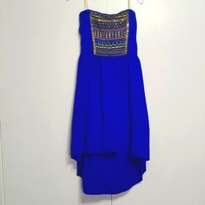 Maurices High Low Strapless Dress